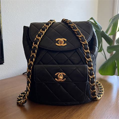 vintage chanel backpack replica|Vintage Chanel full flap bag.